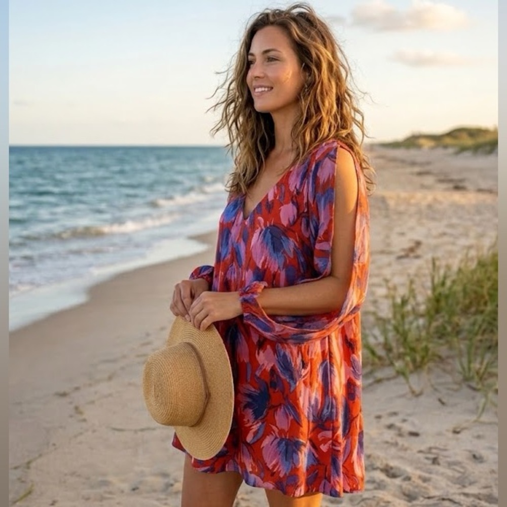 Lovers + Friends V-Neck Dress or Beach Coverup